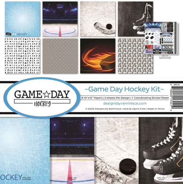 Reminisce 12x12 Game Day Hockey  Paper Pad